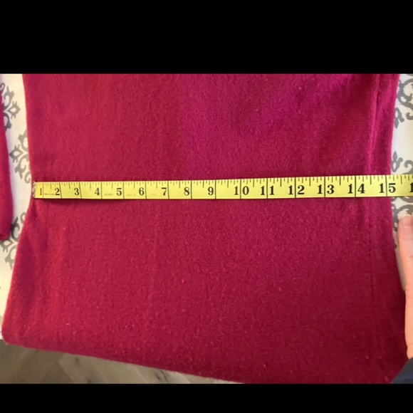 Pink wool turtleneck dress - Picture 4 of 5